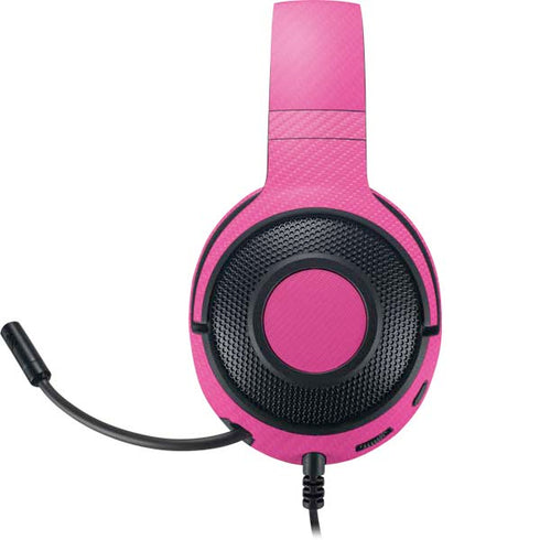 Pink Carbon Fiber Specialty Material Razer Kraken X Skin